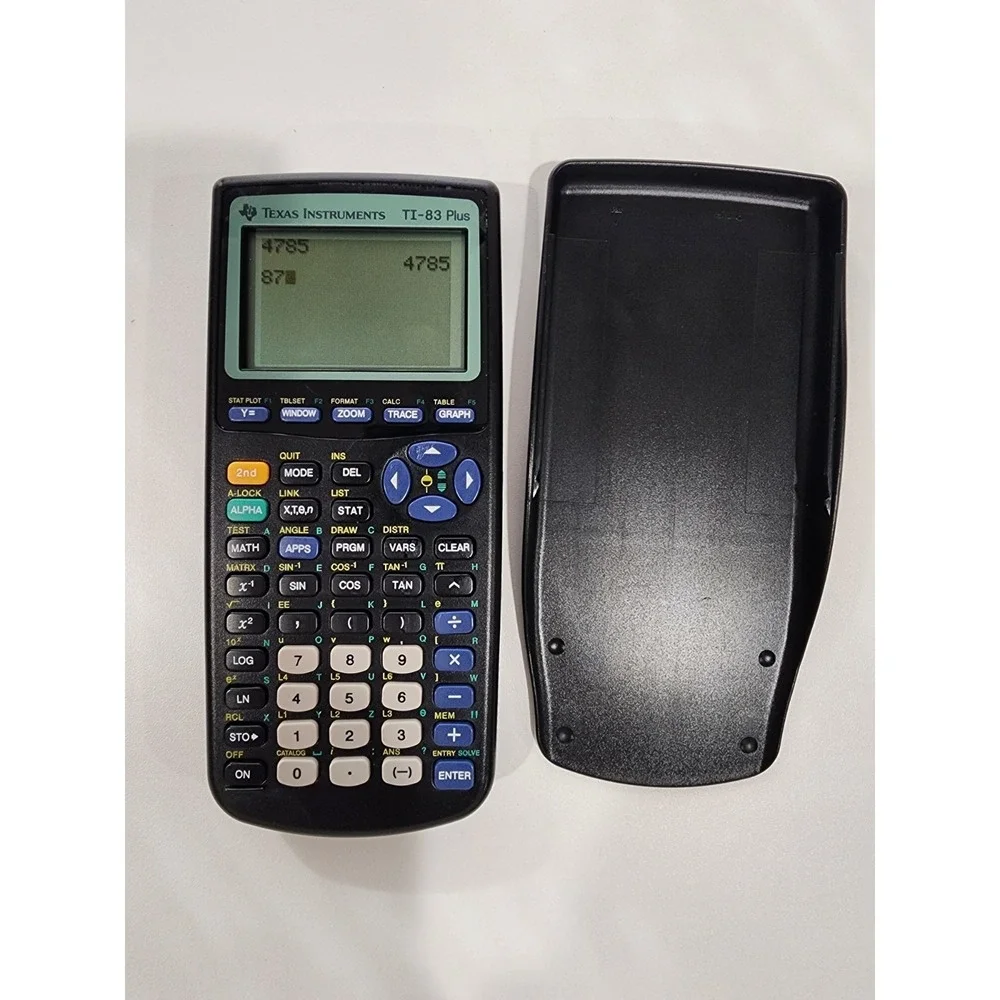 Texas Instruments TI-83 Plus Graphing Calculator - Black (83PL/TBL/1L1/A)